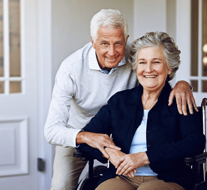 couple on porch