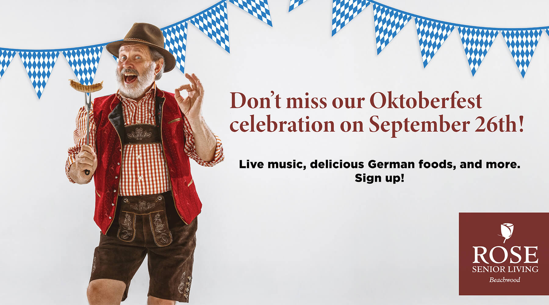 Oktoberfest Celebration on September 26th