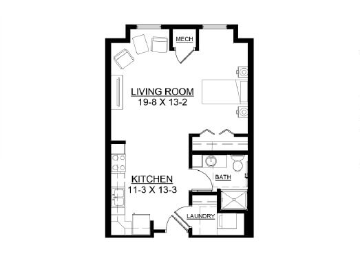 Armstrong Independent Living Floor Plan