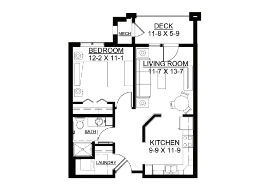 Rose Brush Floor Plan